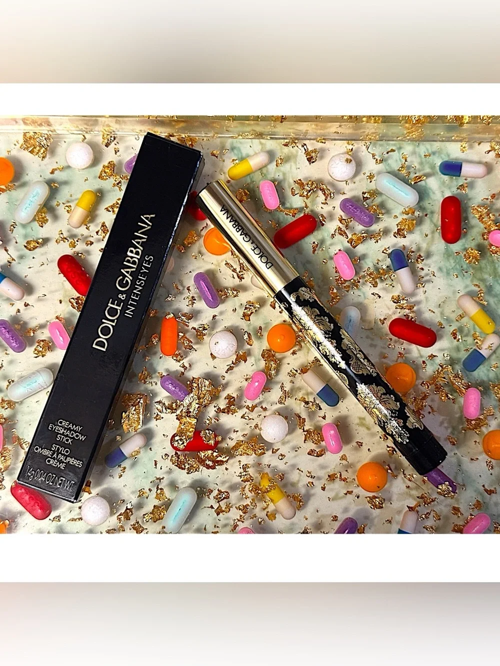 Dolce & Gabbana 3 Pc INTENSEYES Creamy Eyeshadow The Brow Liner Matte Lipstick